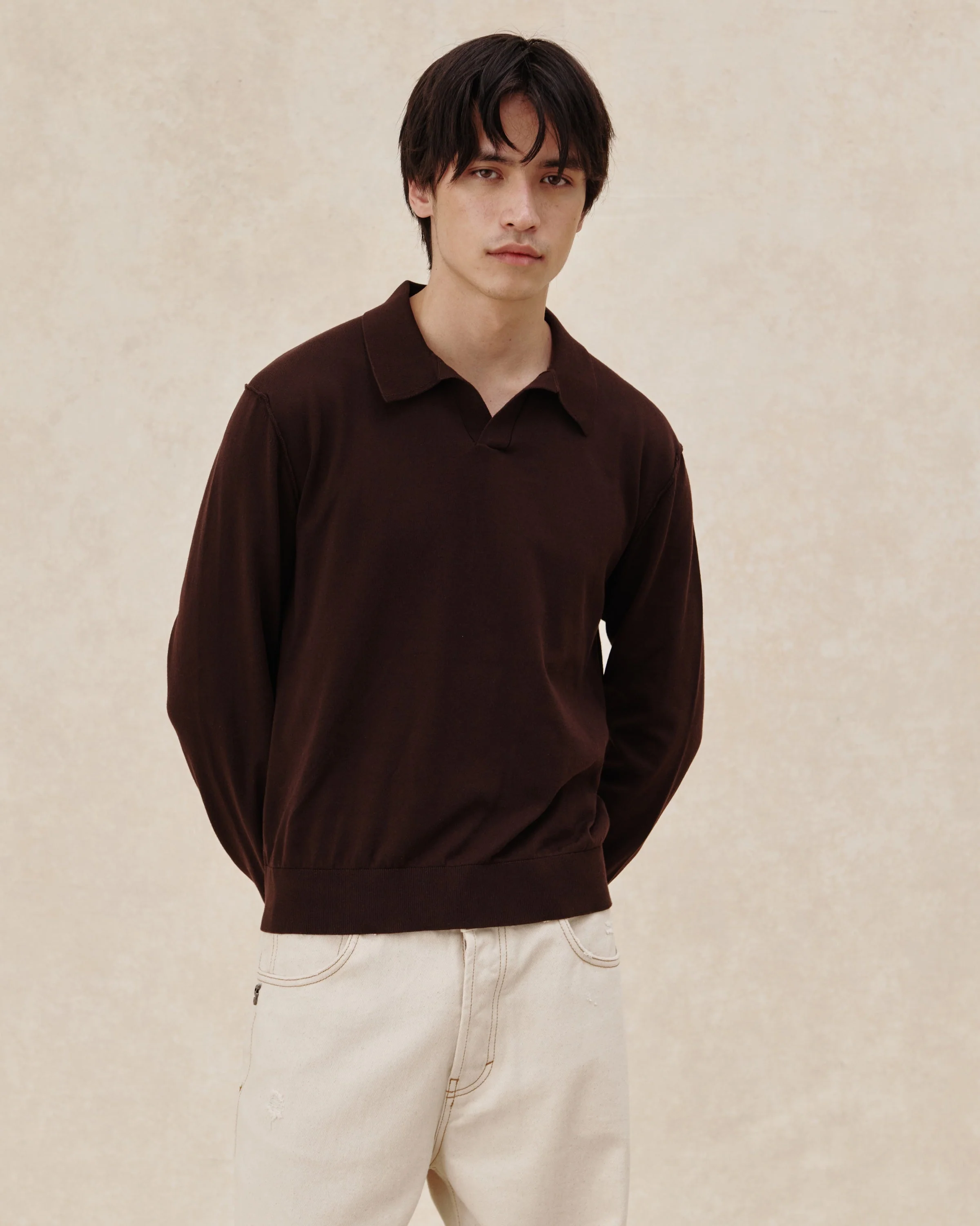 545 Knitted Polo Longsleeve - Image 3