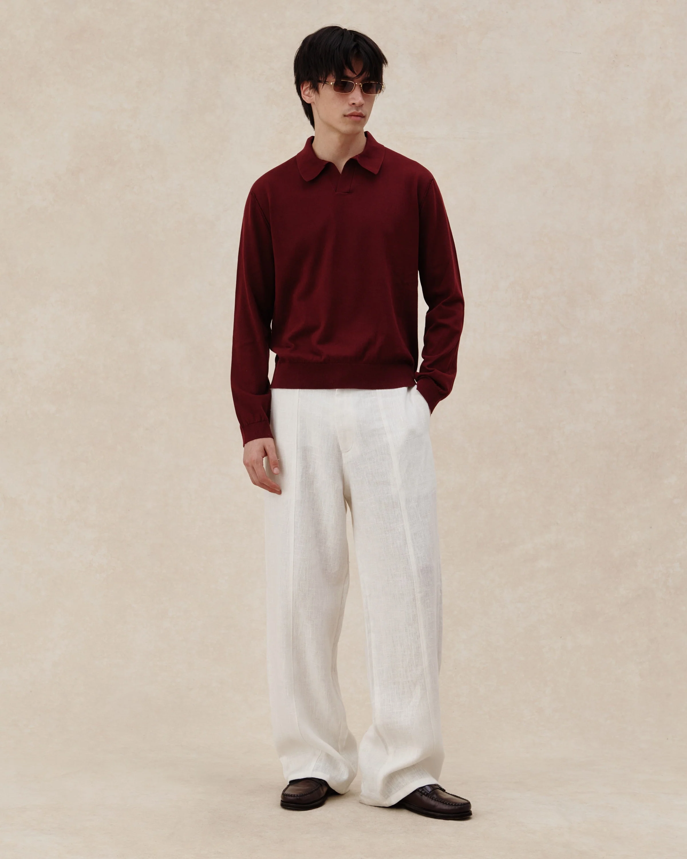545 Knitted Polo Longsleeve - Image 4
