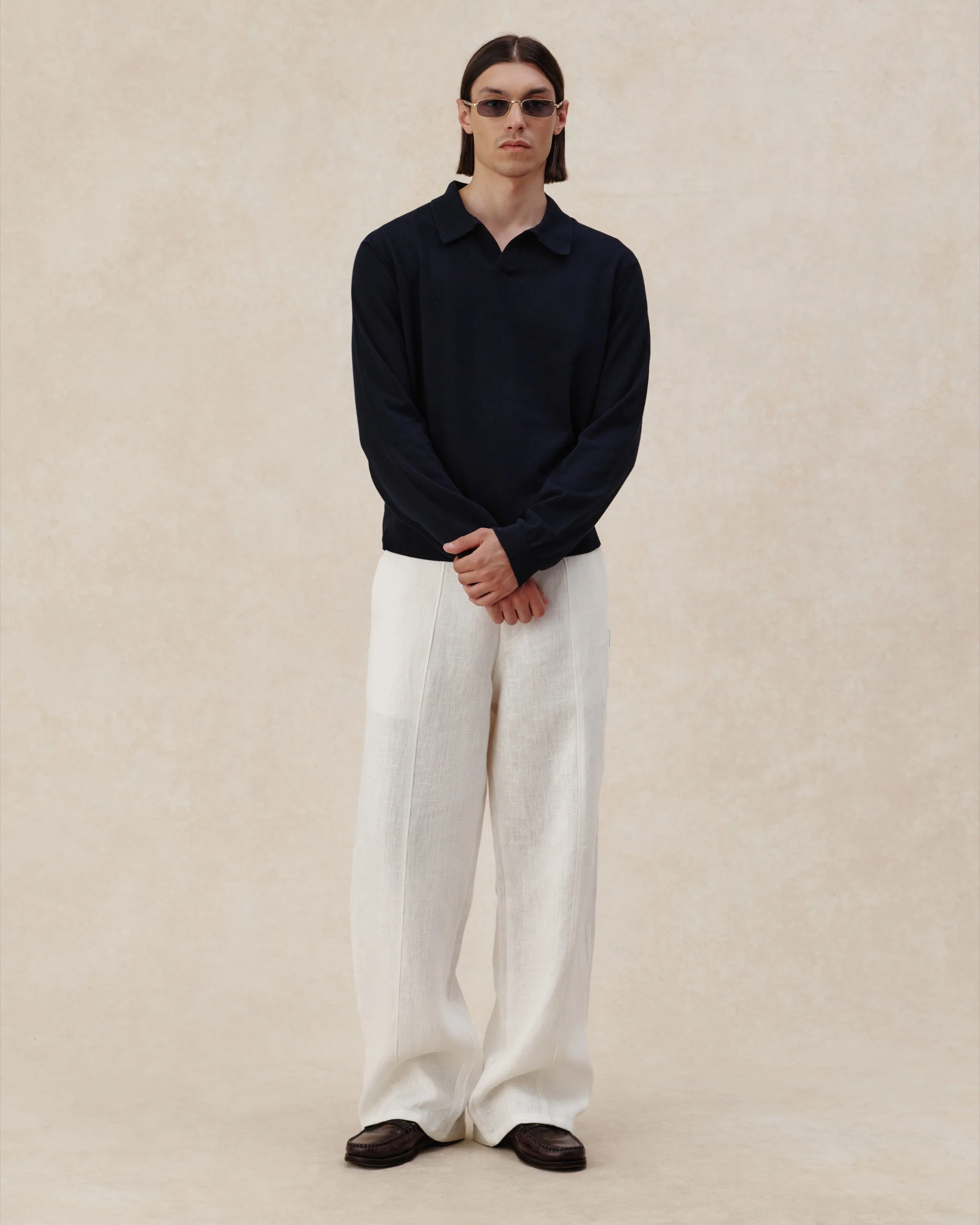 545 Knitted Polo Longsleeve - Image 3