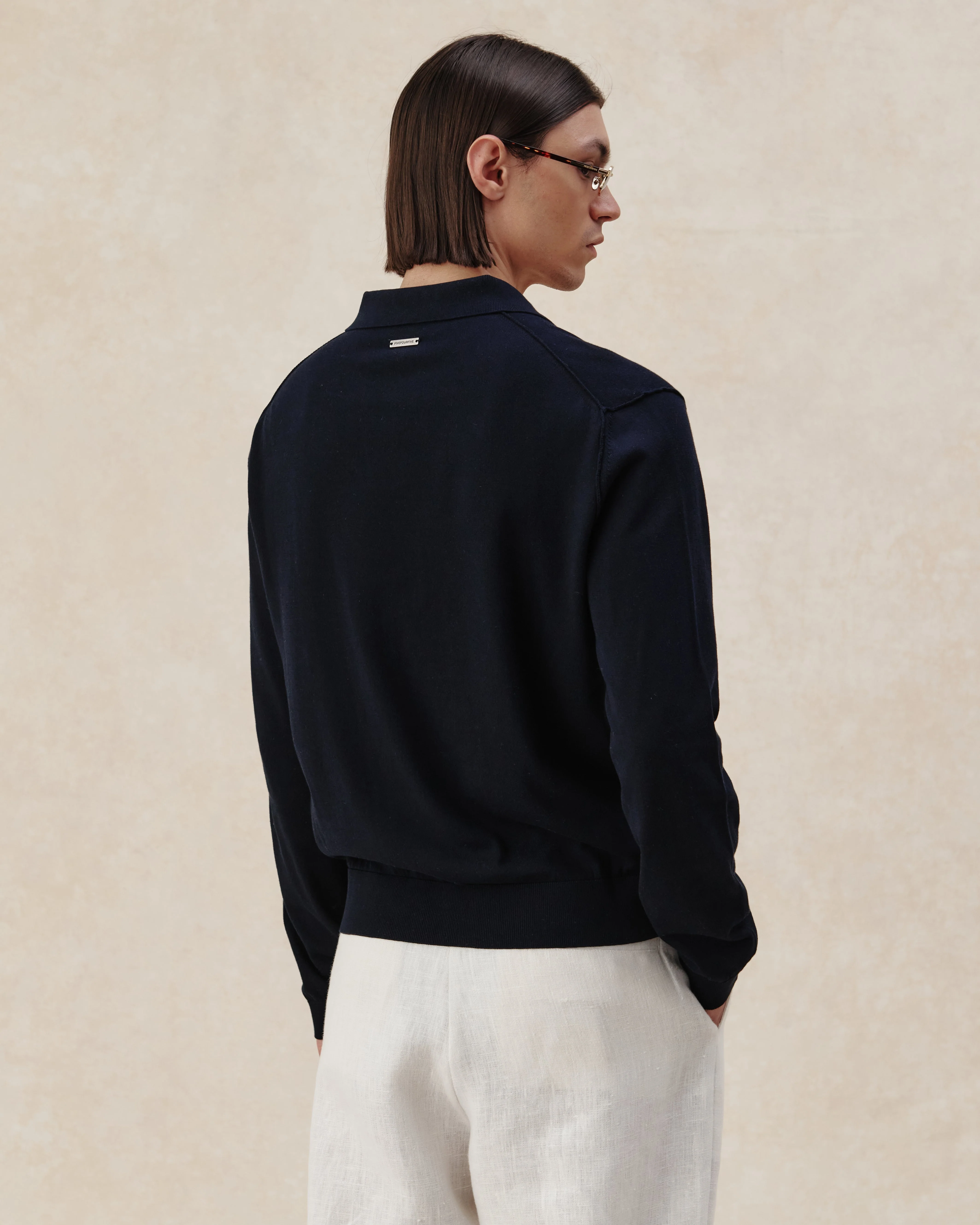 545 Knitted Polo Longsleeve - Image 4