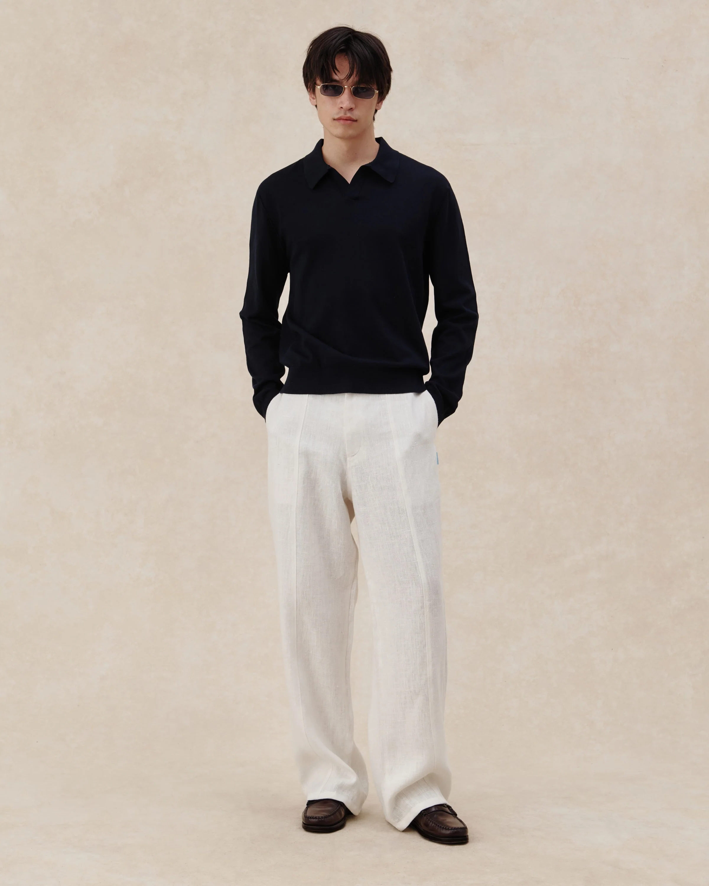 545 Knitted Polo Longsleeve - Image 5