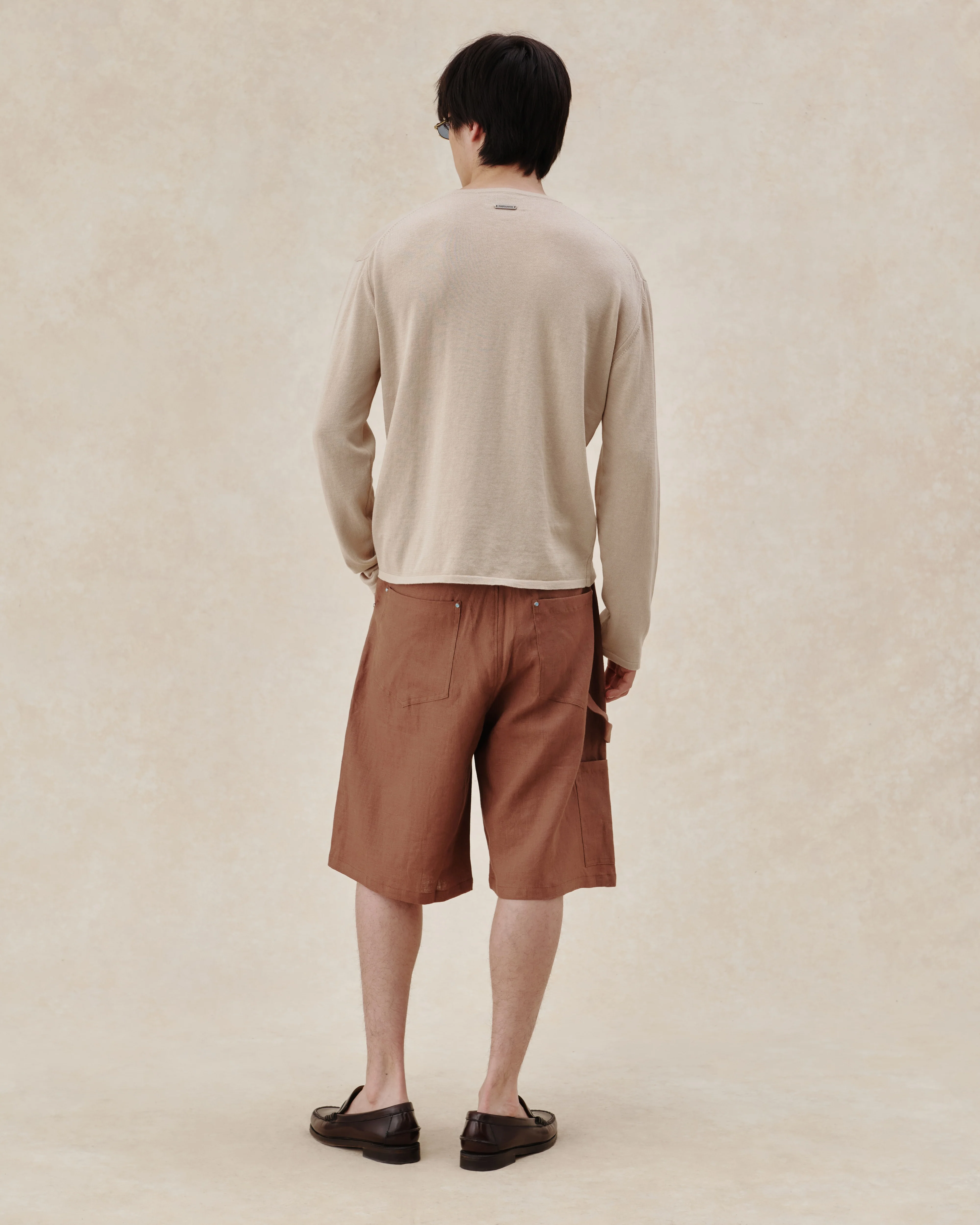 545 Linen Carpenter Shorts - Image 3