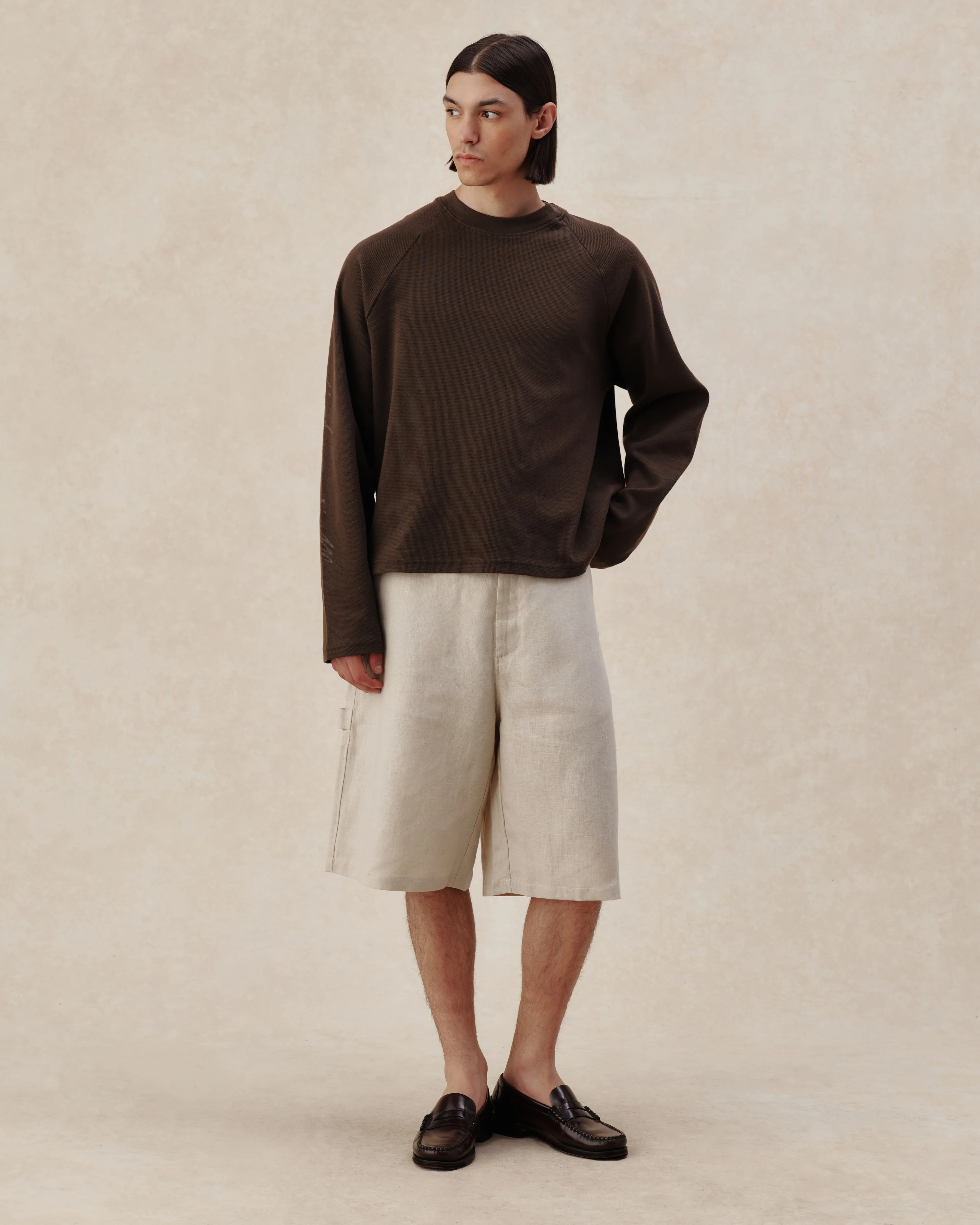 545 Linen Carpenter Shorts - Image 3