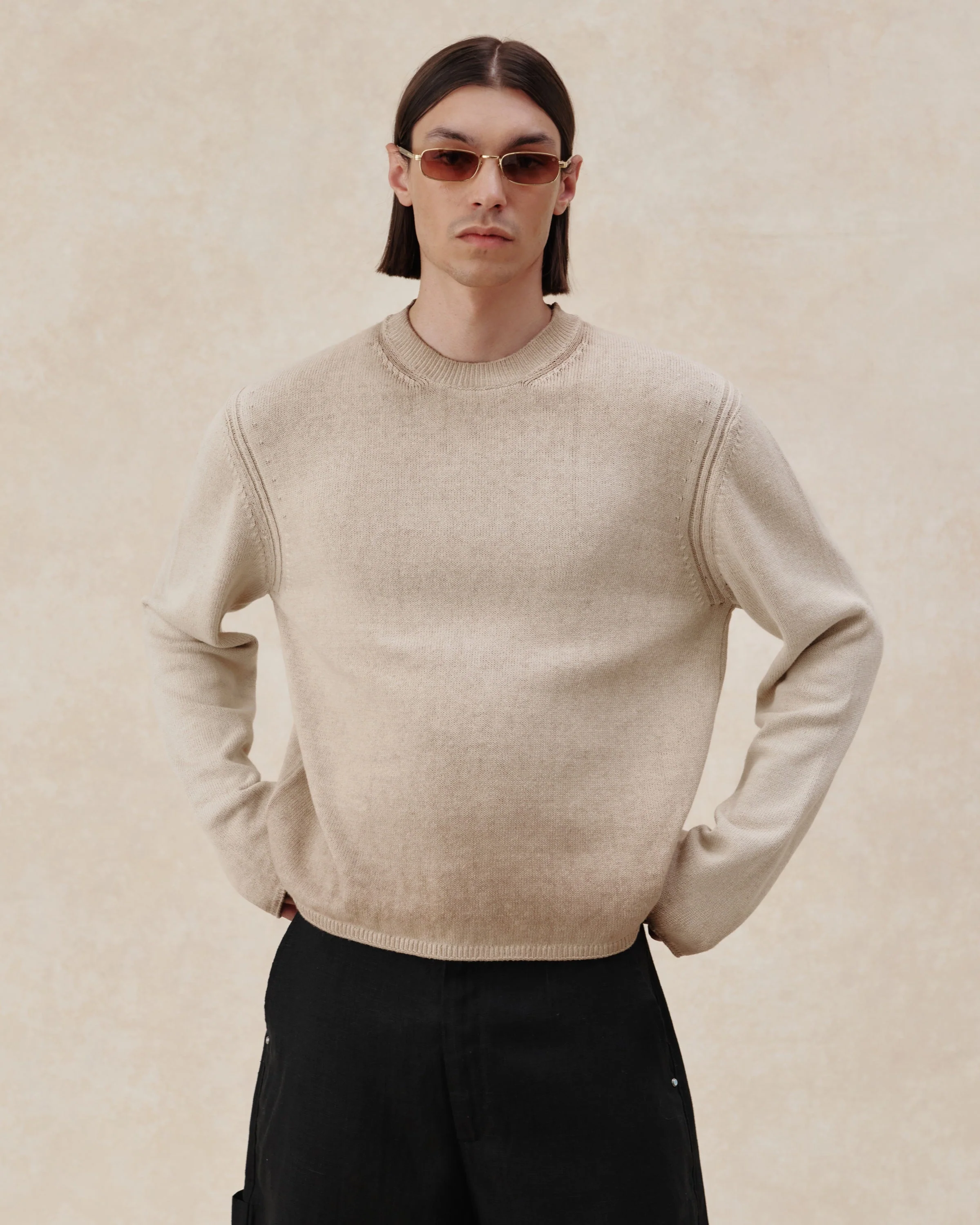545 Linen Washed Sweater - Image 3