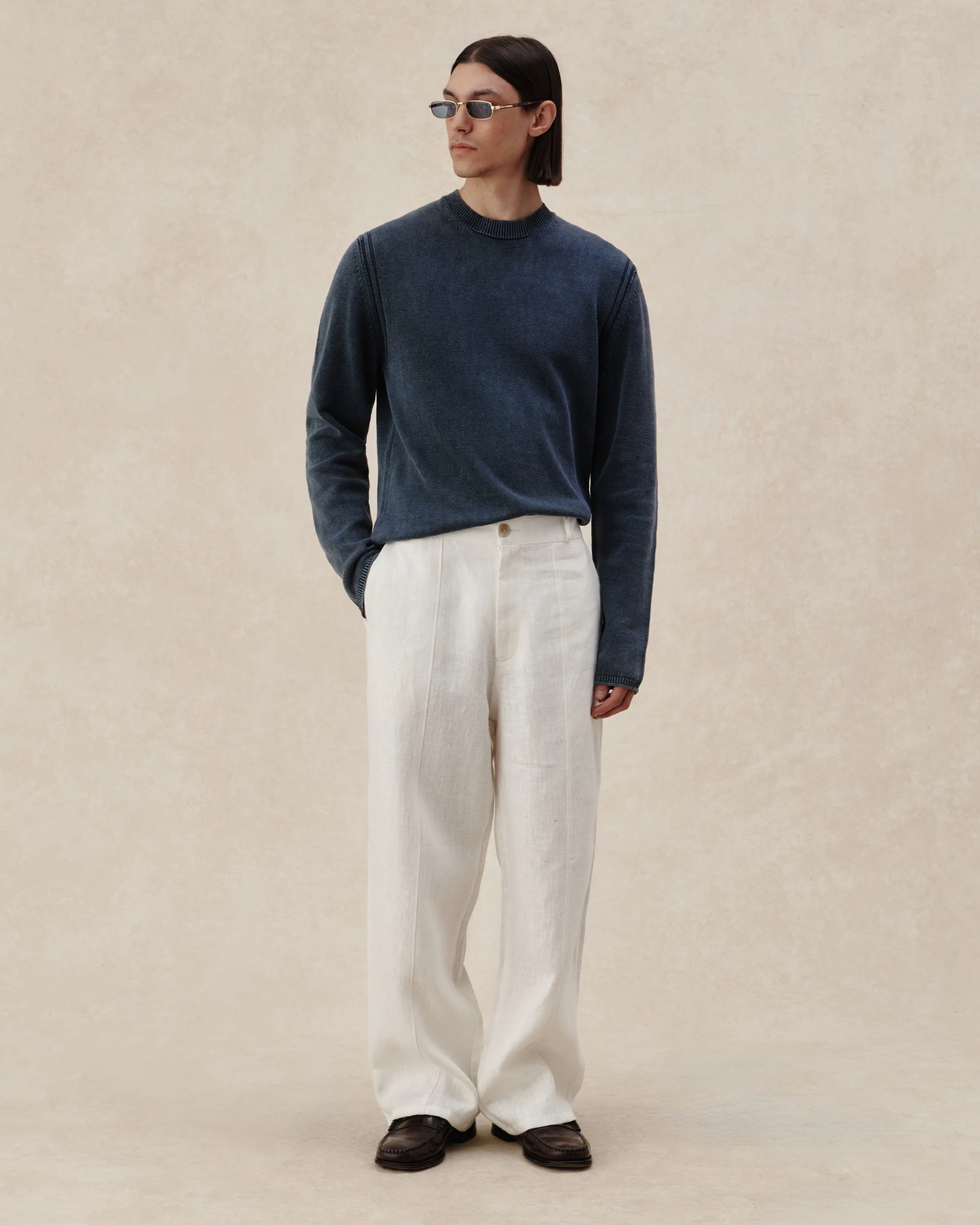 545 Linen Washed Sweater - Image 3