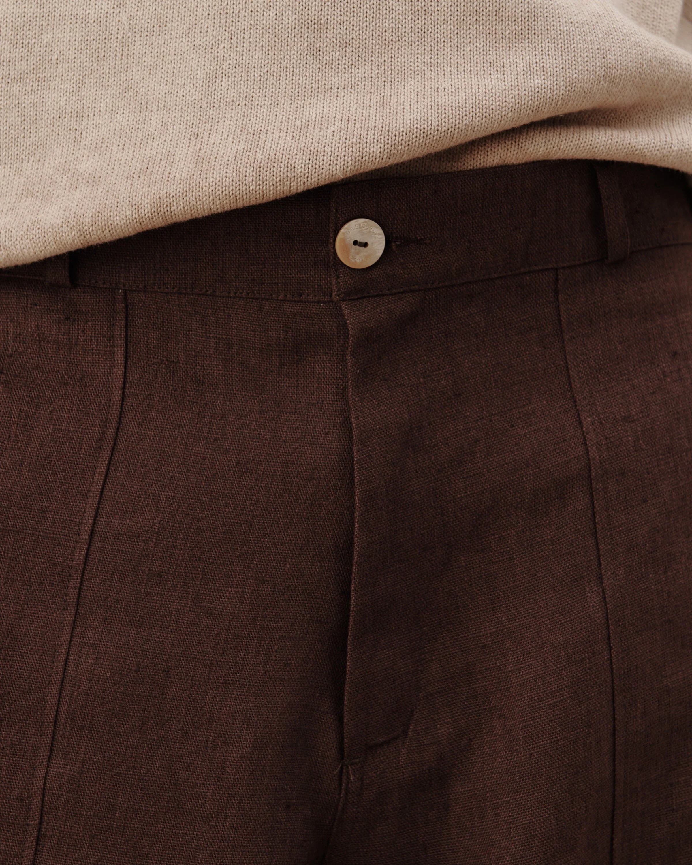 545 Tailored Heavy Linen Pants - Image 3