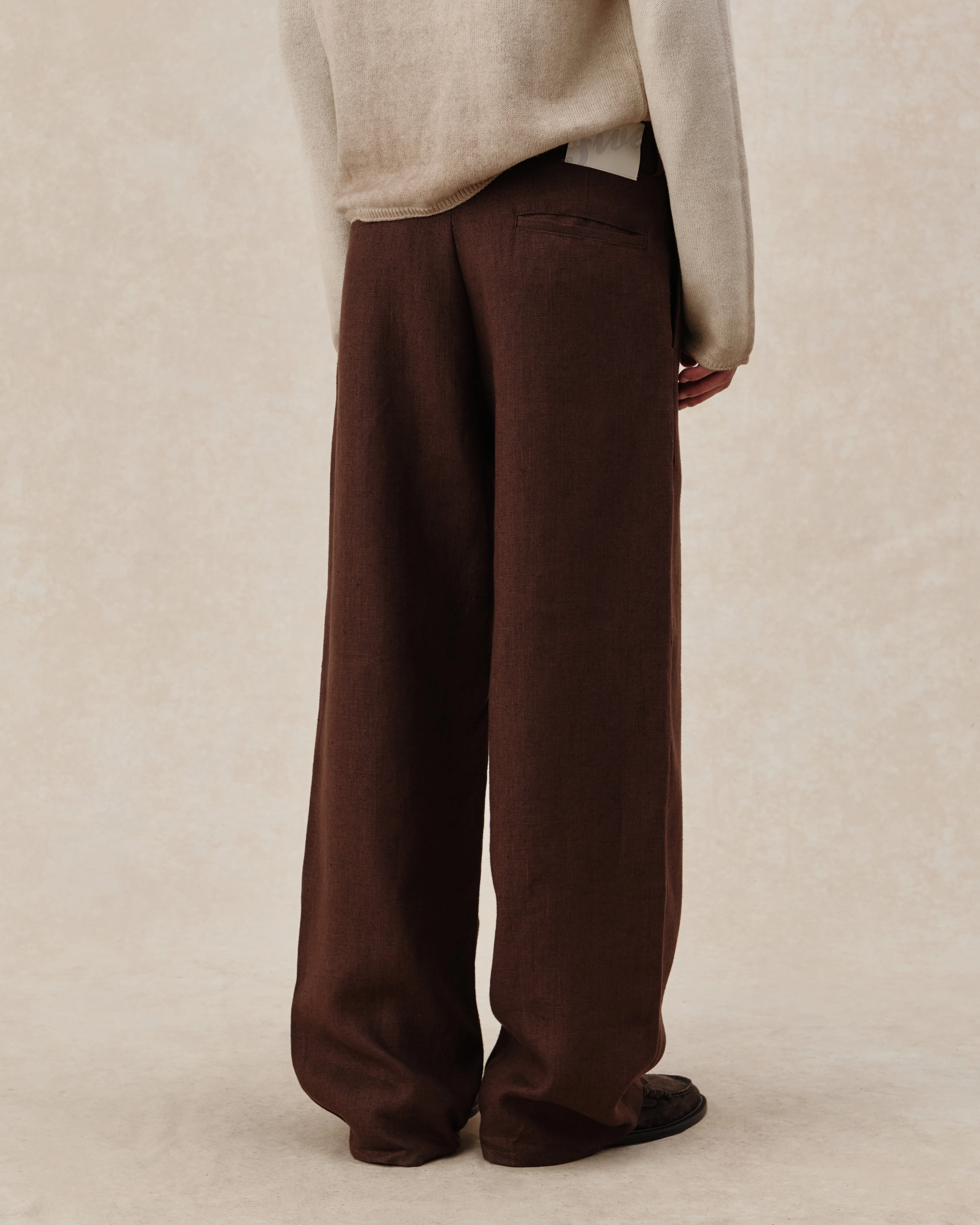 545 Tailored Heavy Linen Pants - Image 6