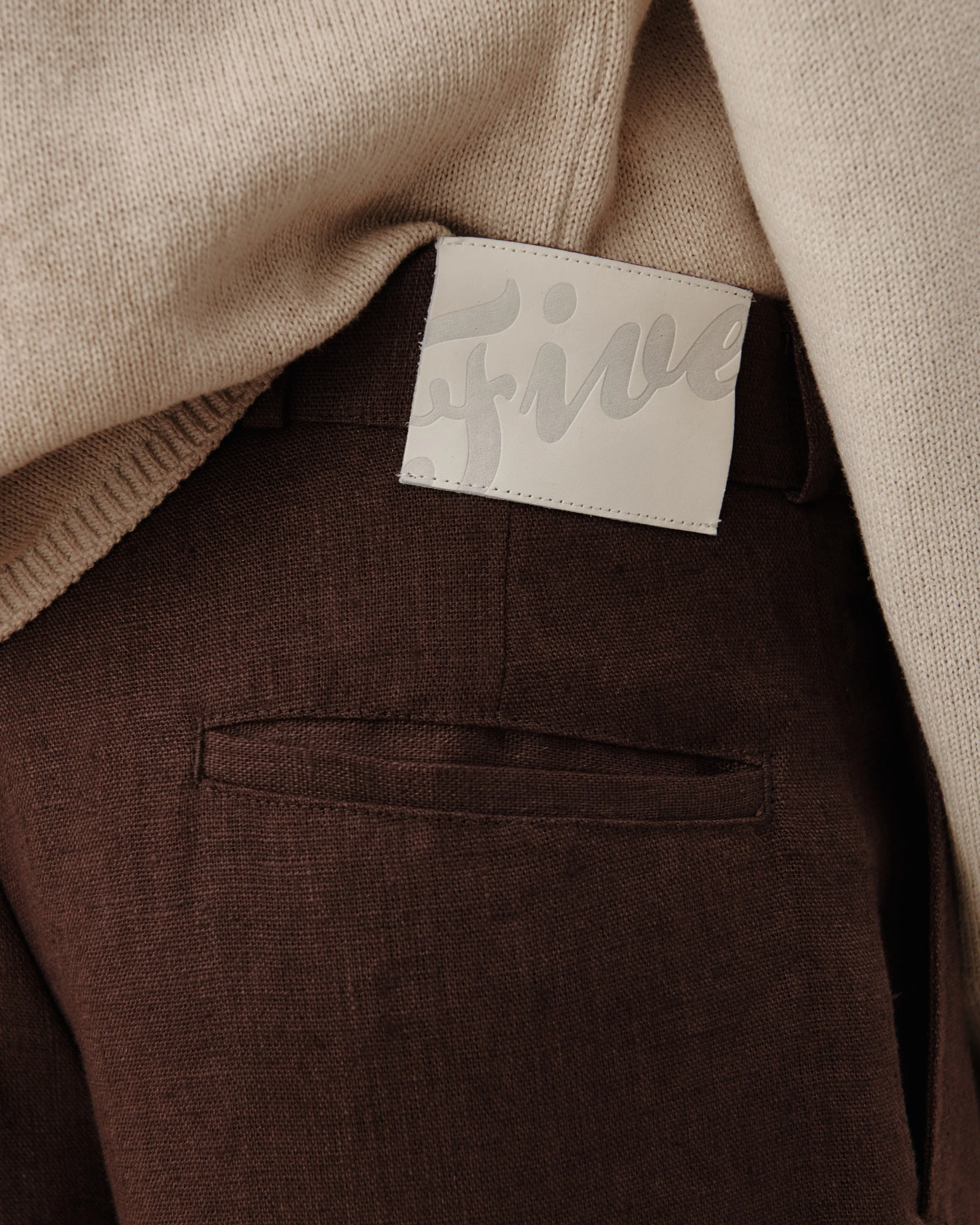545 Tailored Heavy Linen Pants - Image 7