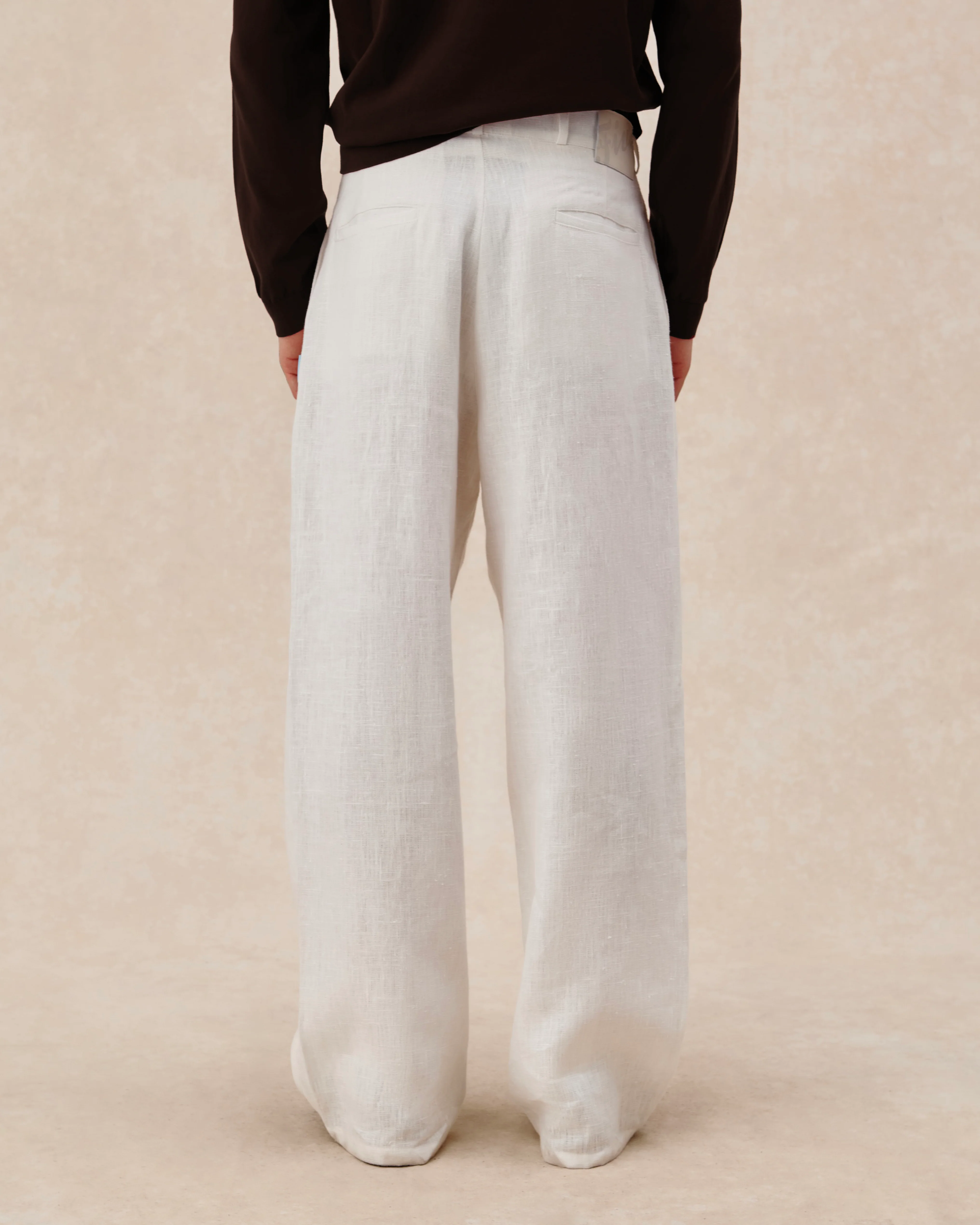 545 Tailored Heavy Linen Pants - Image 6