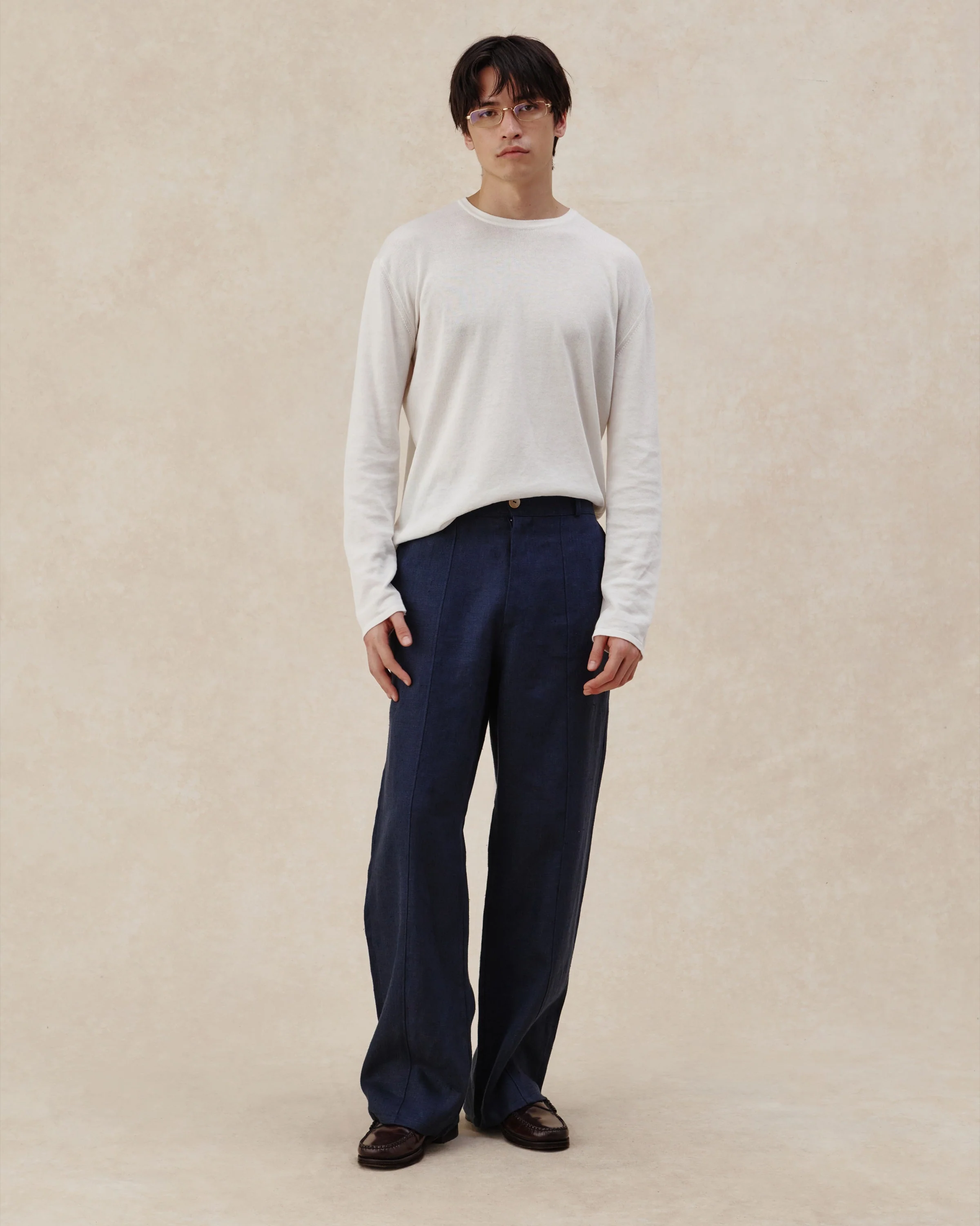 545 Tailored Heavy Linen Pants - Image 3
