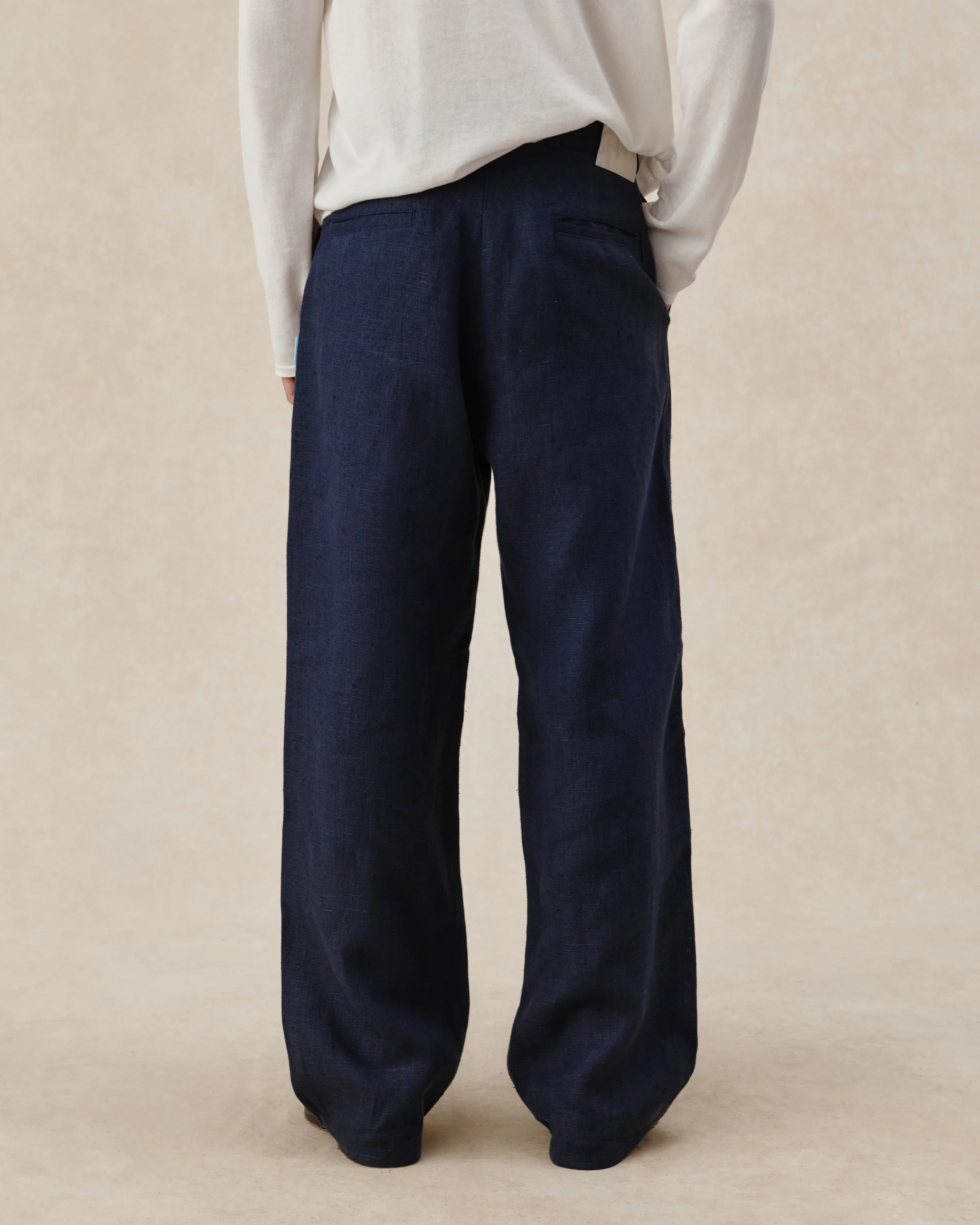 545 Tailored Heavy Linen Pants - Image 4