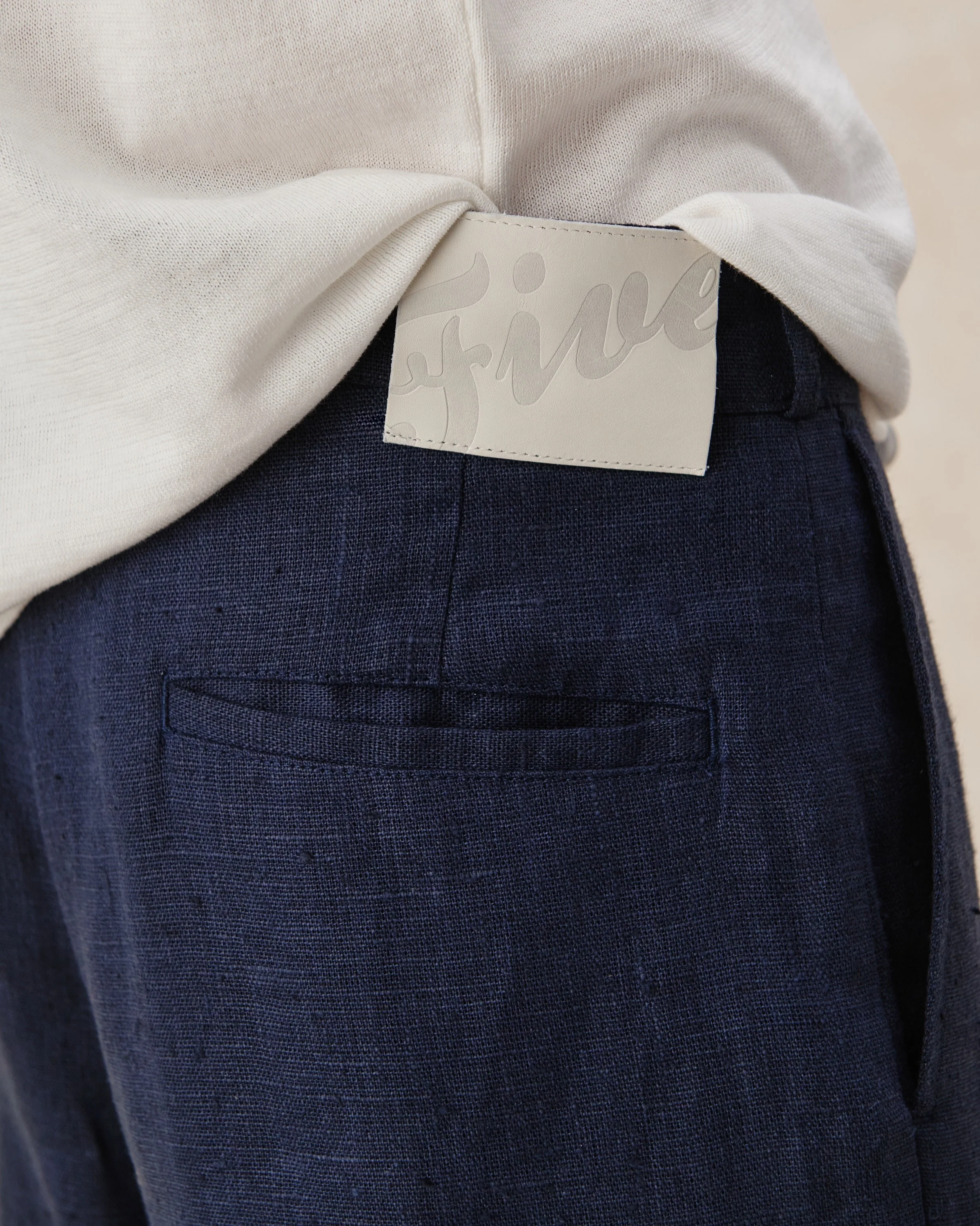 545 Tailored Heavy Linen Pants - Image 5