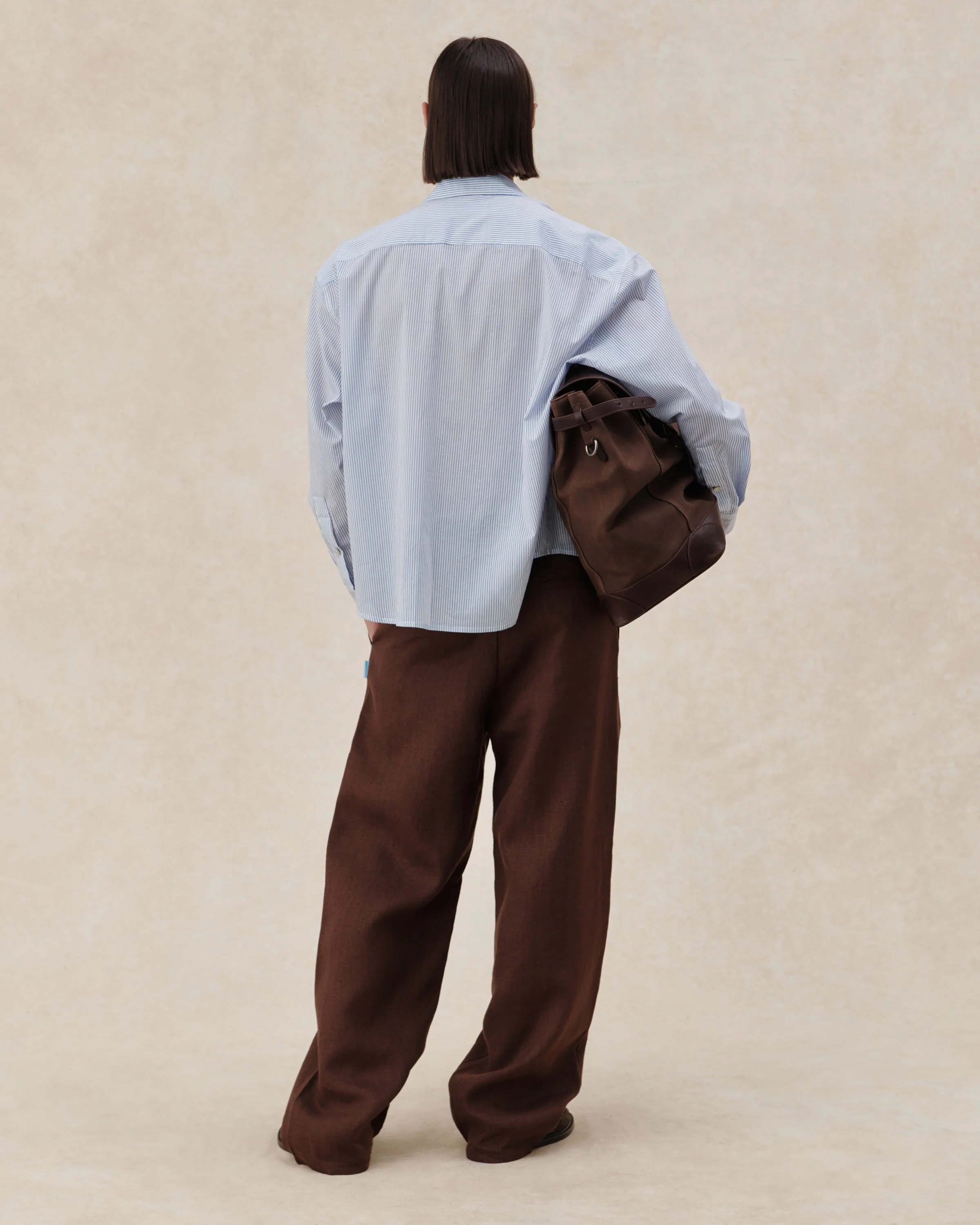 545 Ultralight Oversized Striped Shirt - Image 6