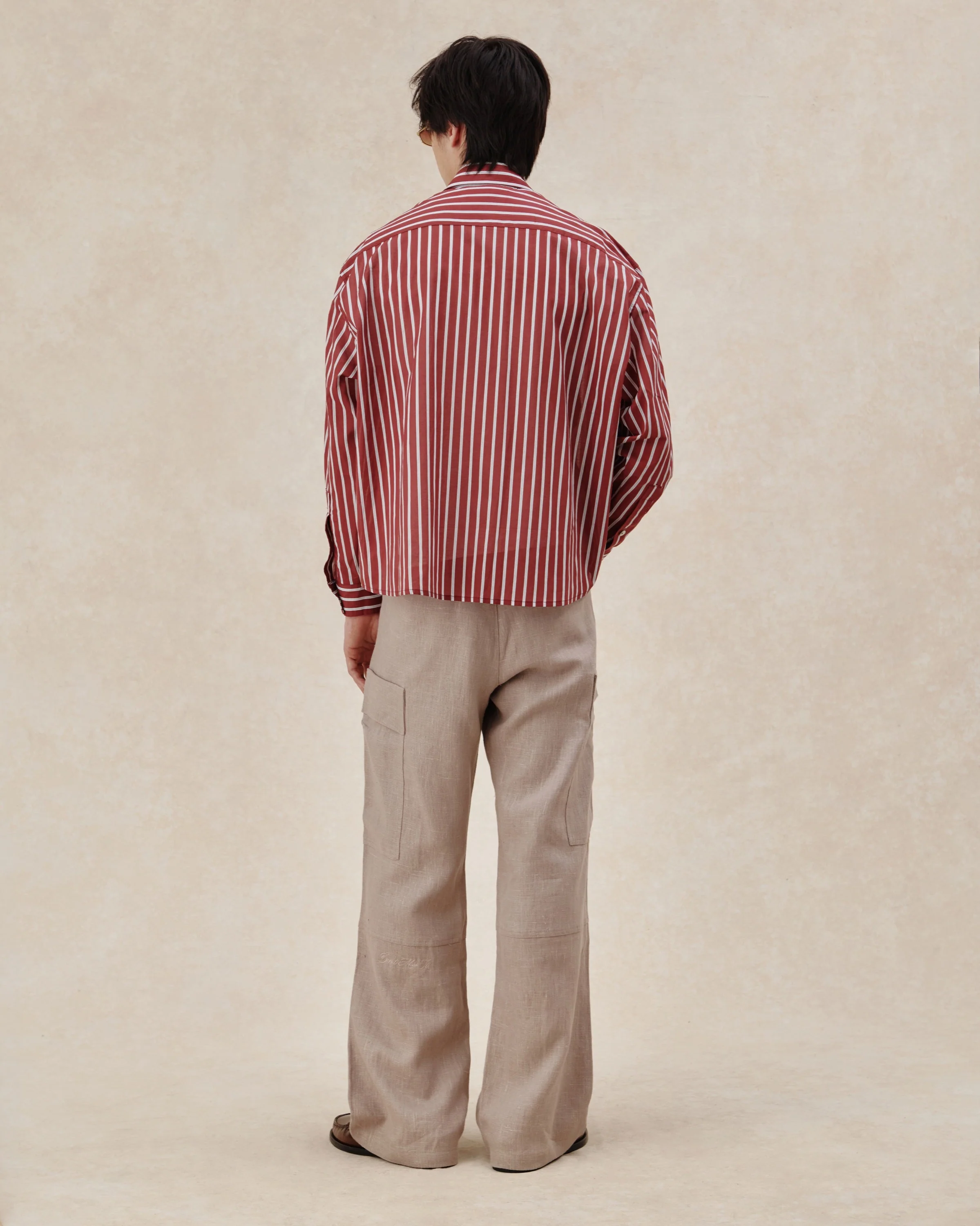 545 Ultralight Oversized Striped Shirt - Image 7